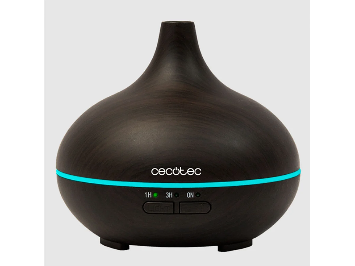 Humidificador Cecotec Pure Aroma 150 Yin luz LED 150ml negro