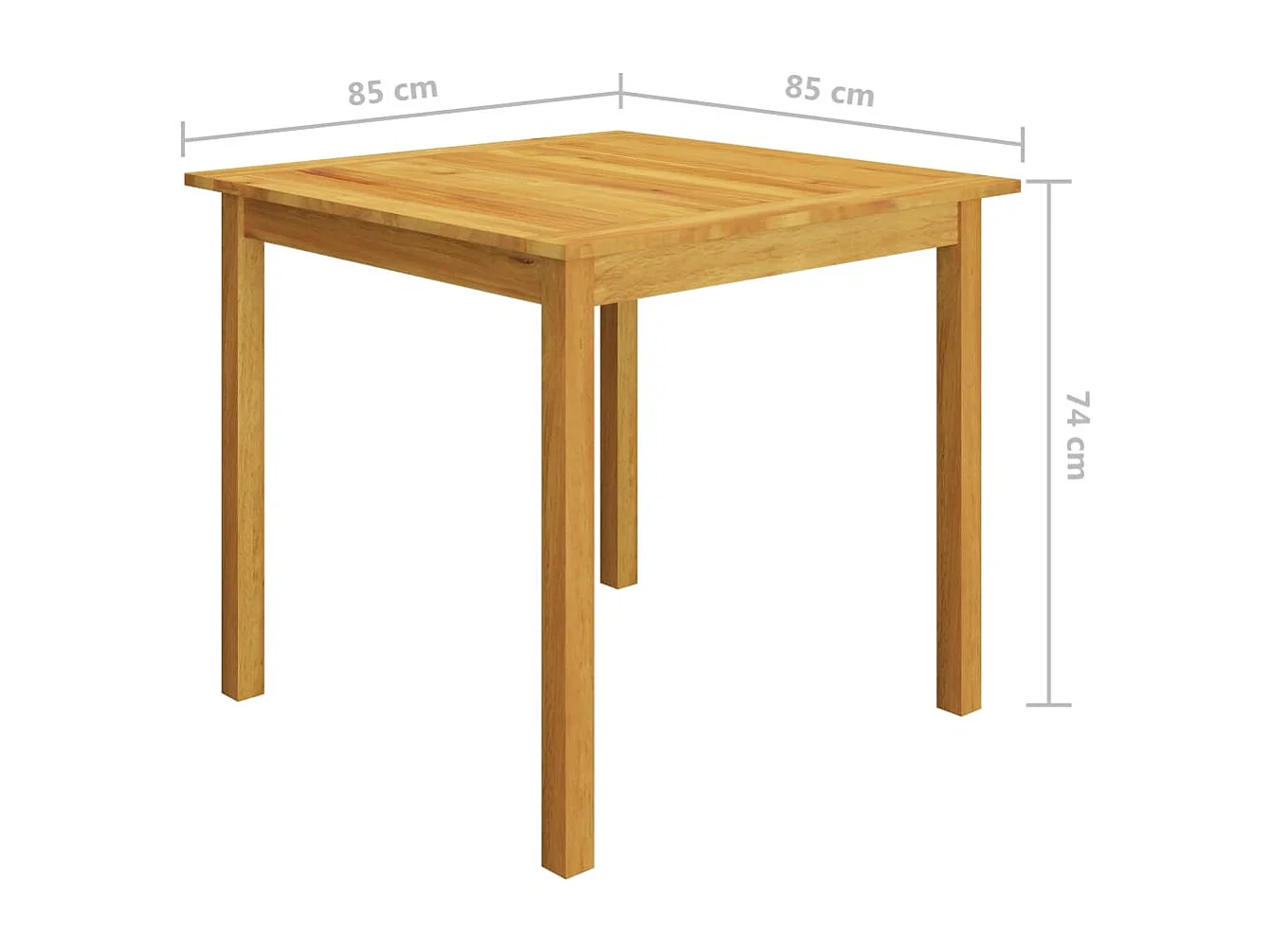 Ensemble à manger de jardin 5 pcs Gris