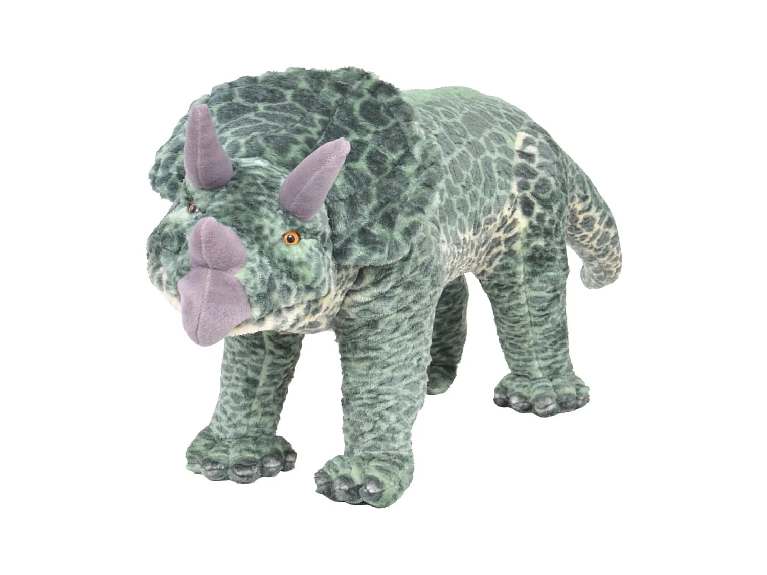 Peluche de dinosaurio XXL verde 34x97 cm