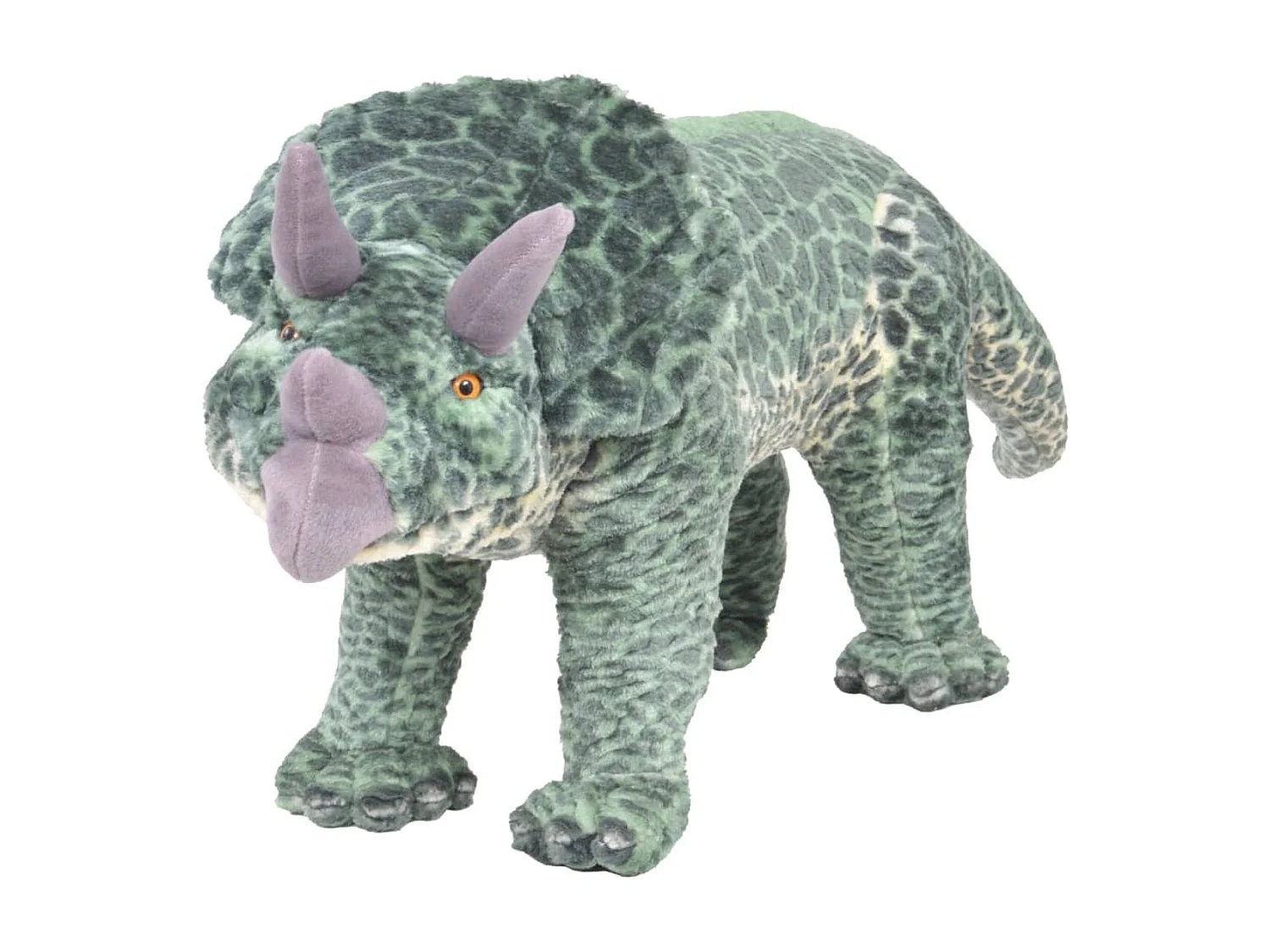 Peluche de dinosaurio XXL verde 34x97 cm