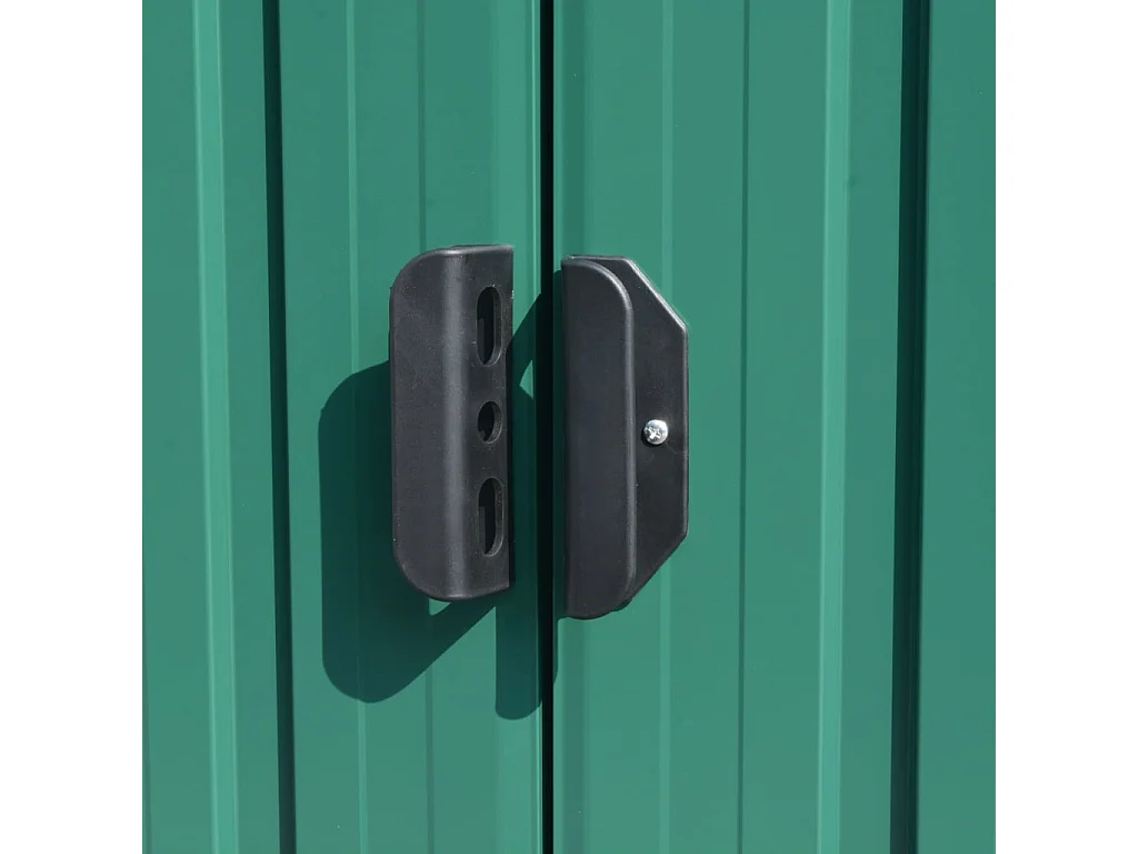 Abri de jardin 257x580x181 cm Métal Vert