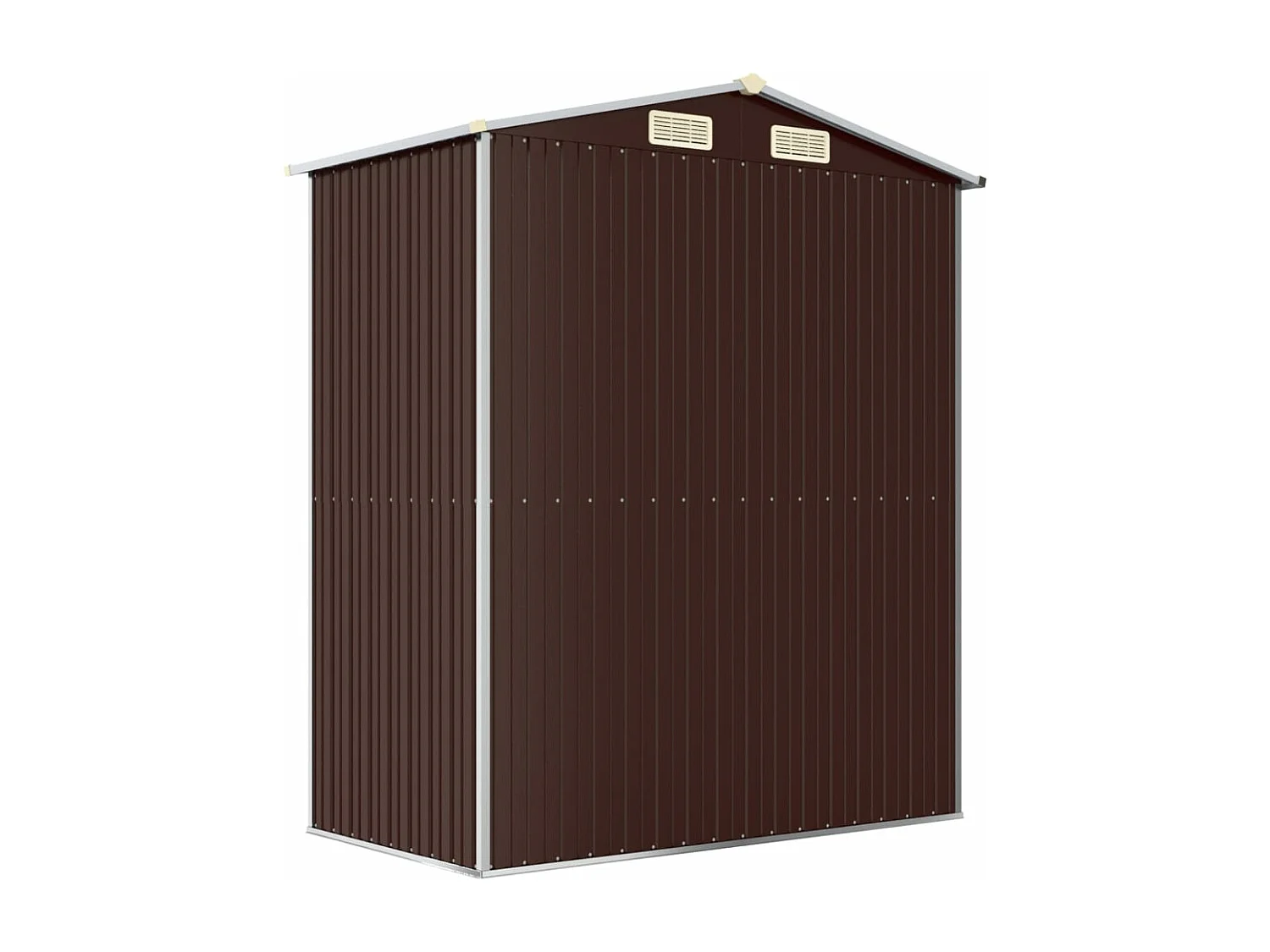 Tuinhuis Donkerbruin 192x108x223 cm Gegalvaniseerd staal