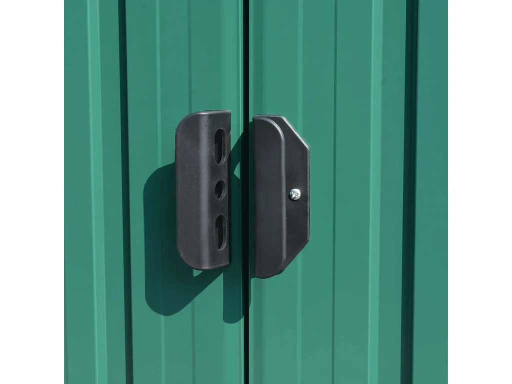 Abri de jardin 257x392x181 cm Métal Vert