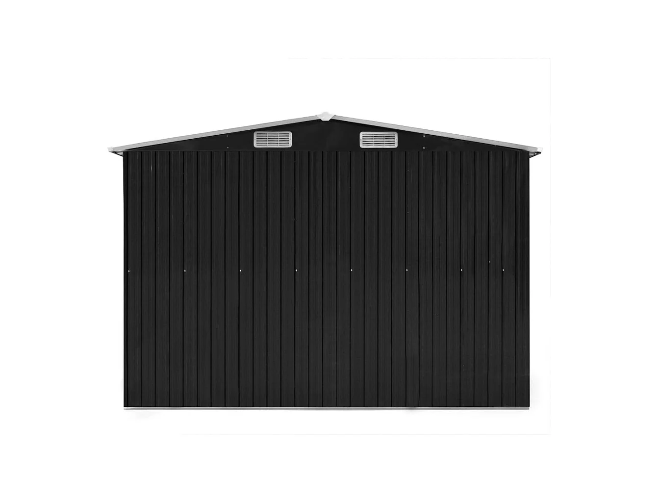 Abri de jardin 257x580x181 cm Métal Anthracite