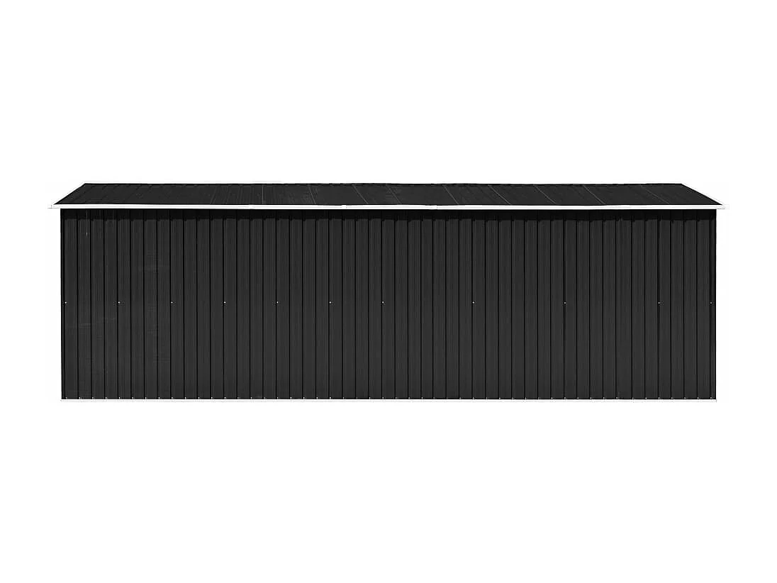 Abri de jardin 257x580x181 cm Métal Anthracite