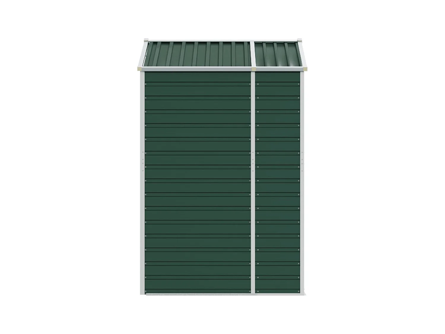 Abri de jardin vert 191x130x198 cm acier galvanisé