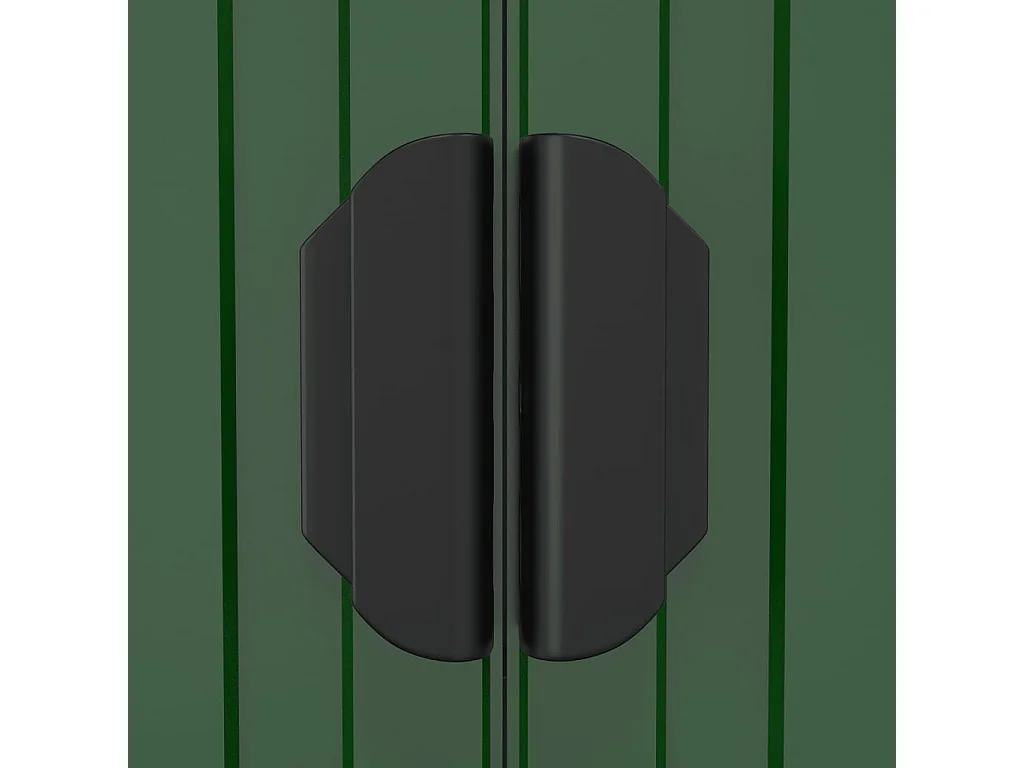 Grünes Gartenhäuschen 192x274x223 cm Verzinkter Stahl