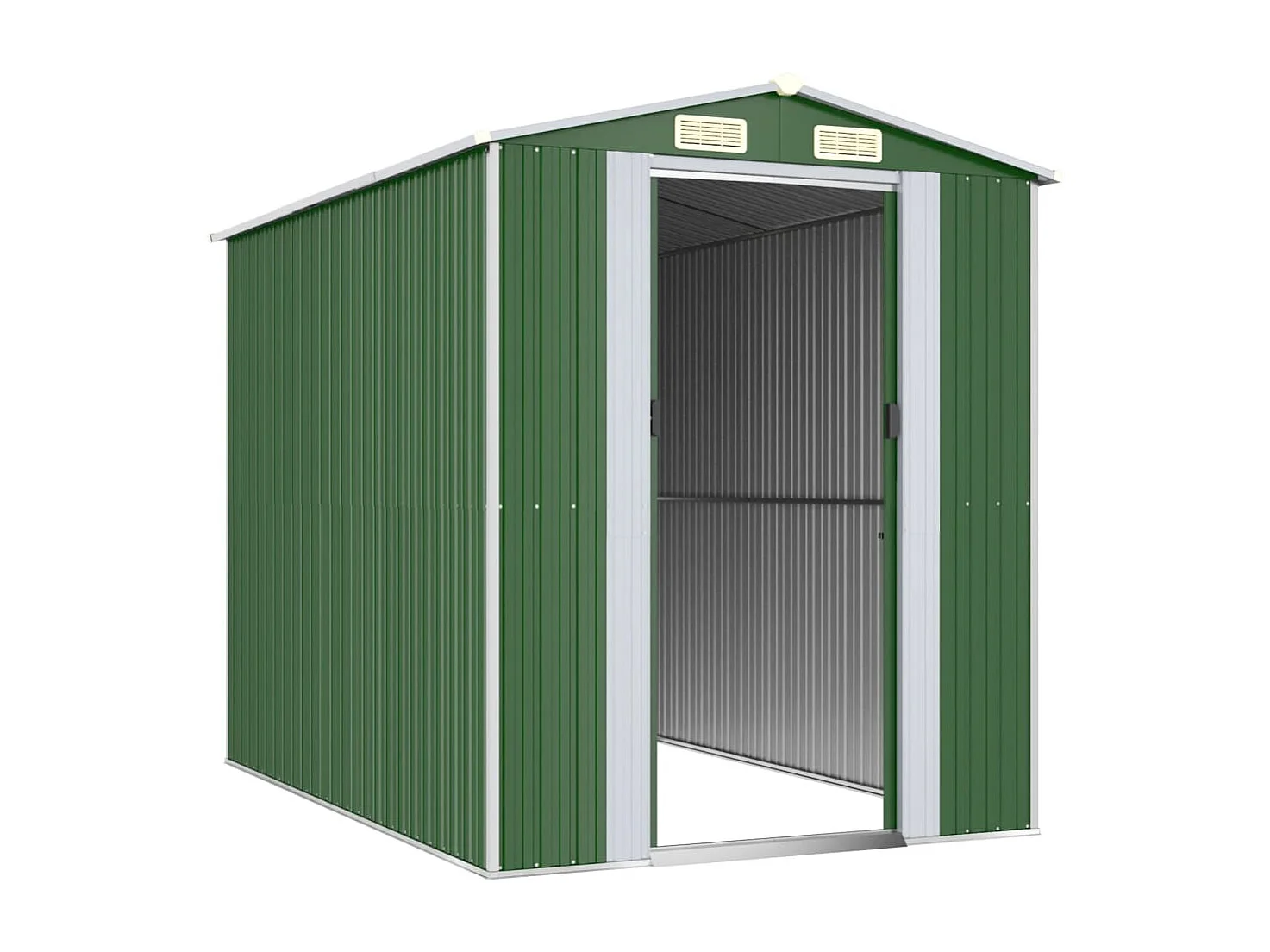 Abri de jardin Vert 192x274x223 cm Acier galvanisé