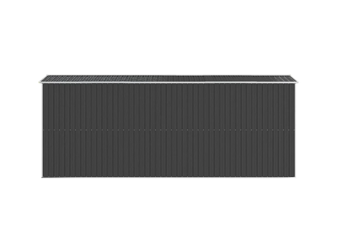 Abri de jardin Anthracite 192x523x223 cm Acier galvanisé
