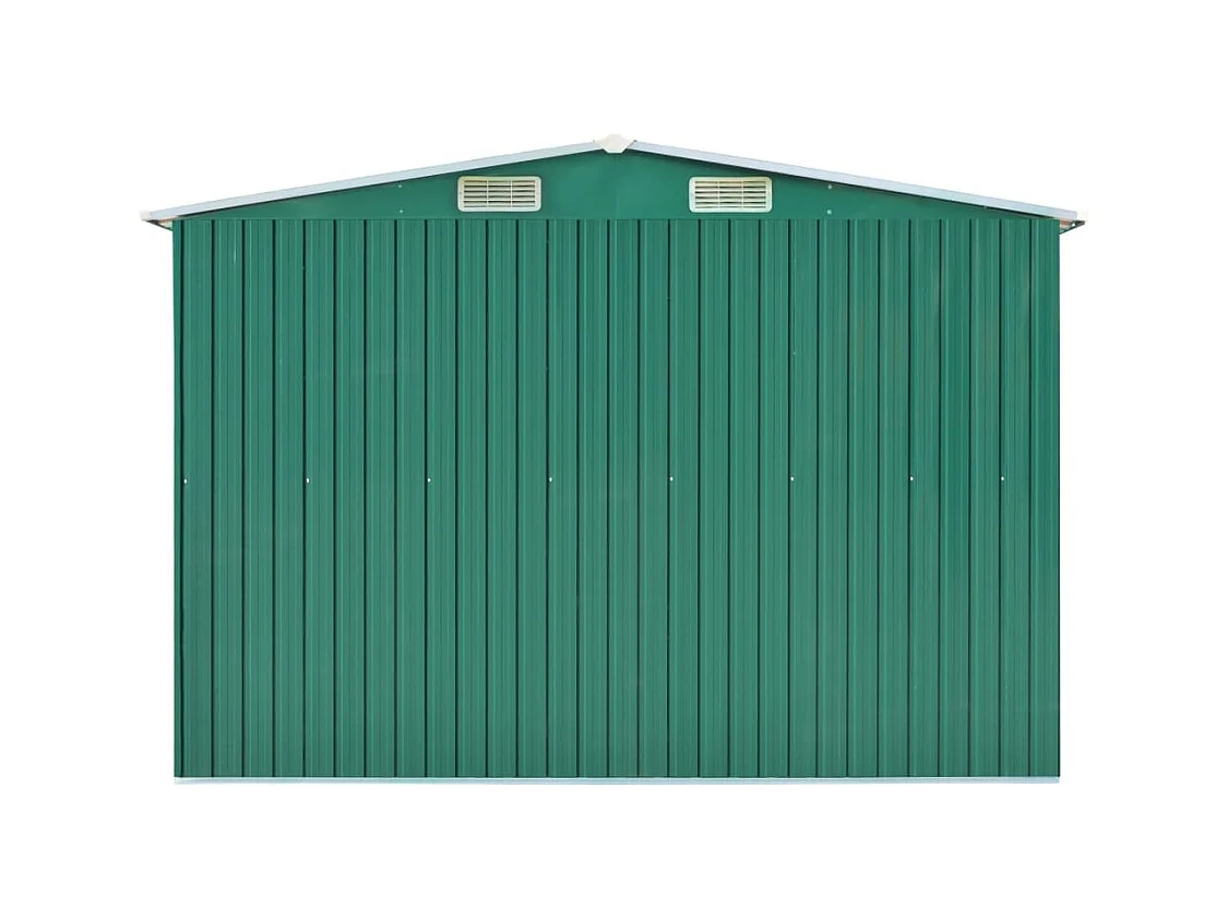 Abri de jardin 257x298x178 cm Métal Vert