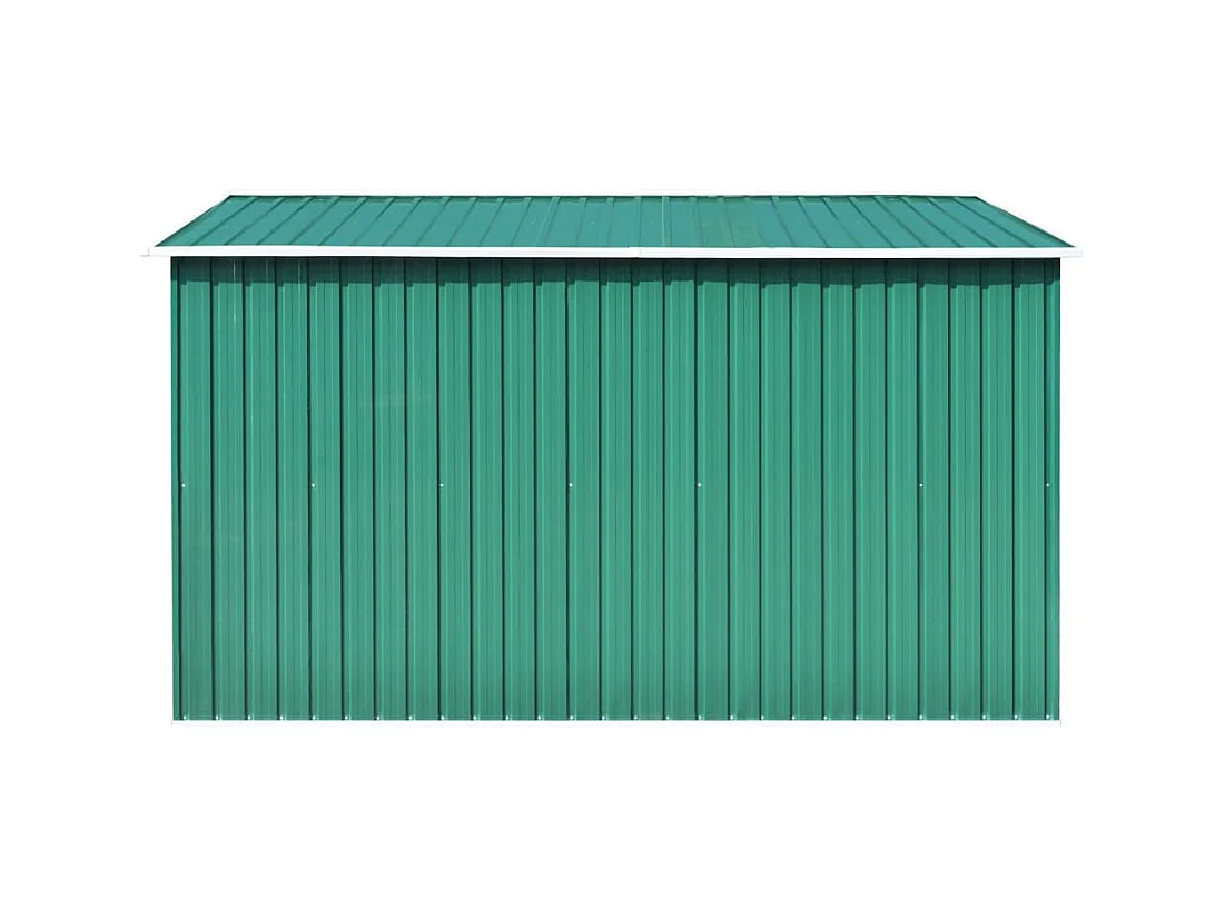 Abri de jardin 257x298x178 cm Métal Vert