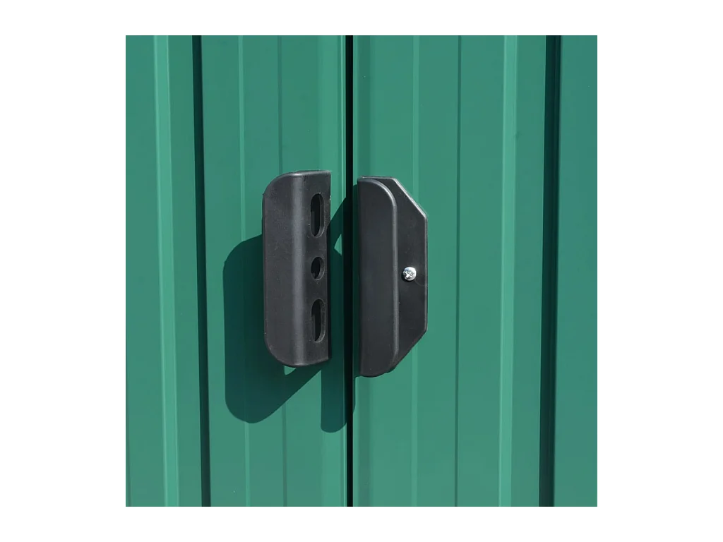Abri de jardin 257x298x178 cm Métal Vert