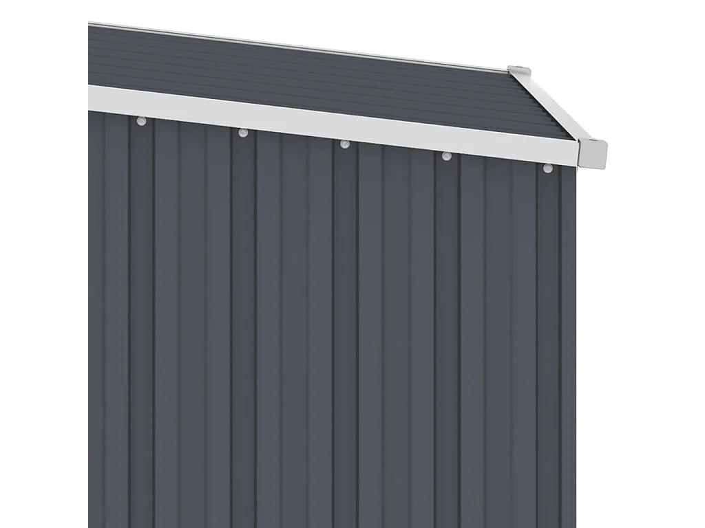 Casetta da giardino Antracite 87x98x159 cm Acciaio zincato