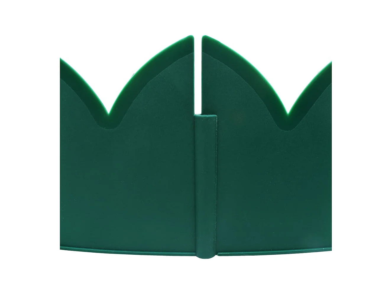 Bordures de jardin 10 pcs Vert 65x15 cm PP