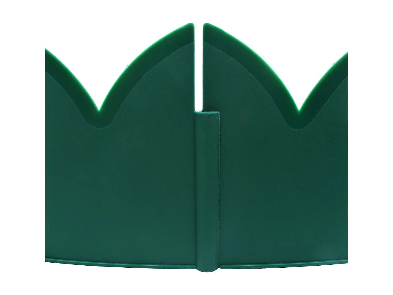 Bordures de jardin 10 pcs Vert 65x15 cm PP