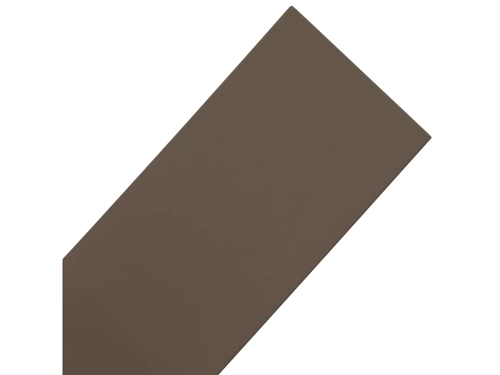 Bordure de jardin marron 10 m 15 cm polyéthylène