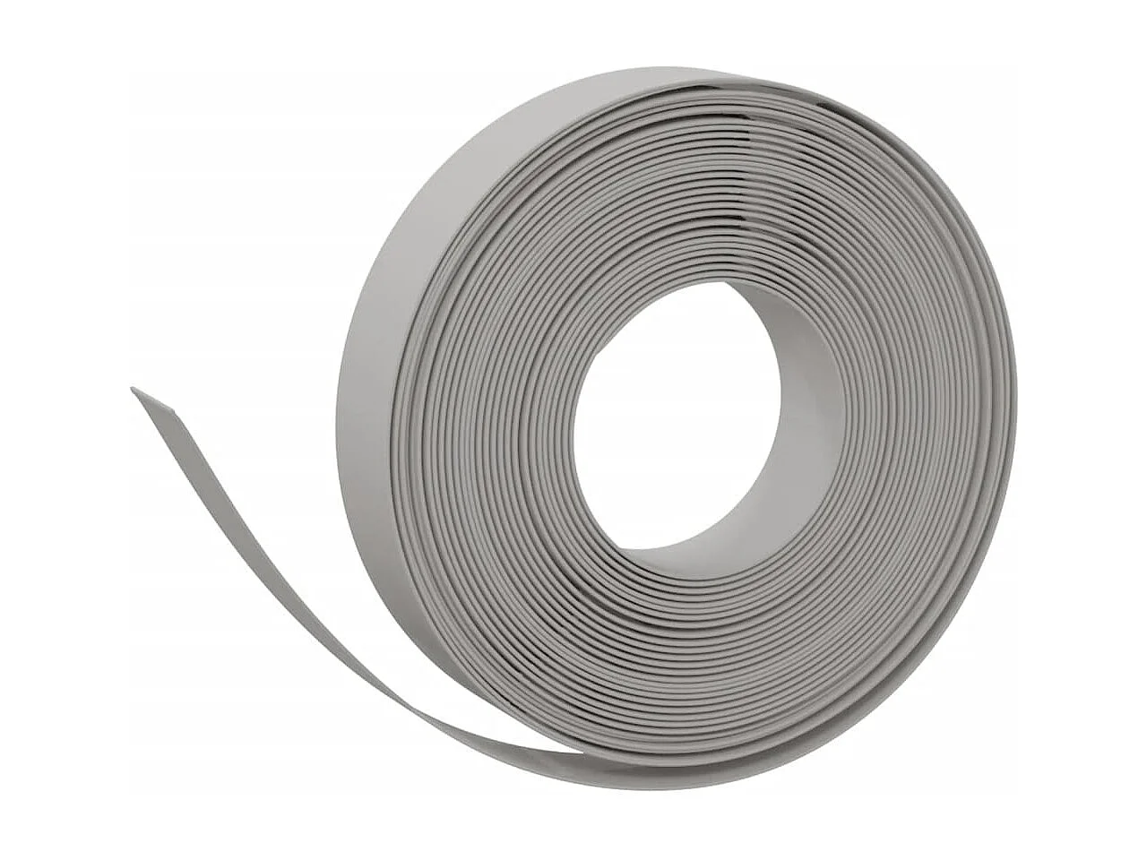 Bordure de jardin Gris 10 m 10 cm polyéthylène