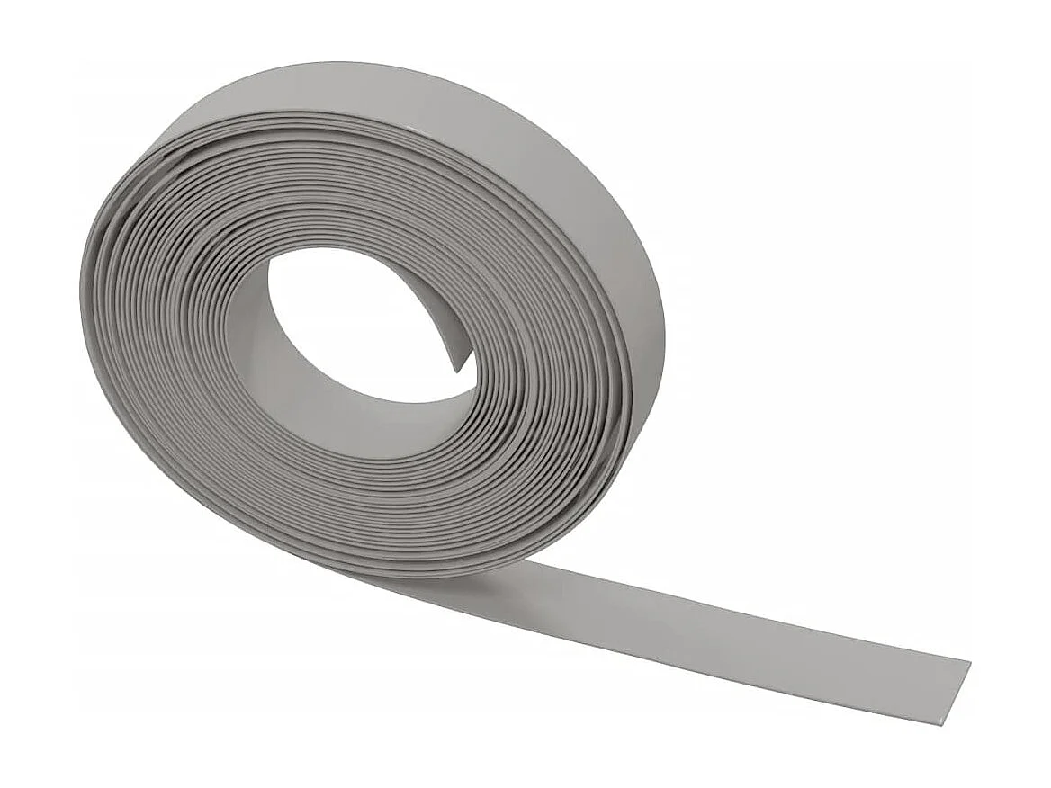 Bordure de jardin Gris 10 m 10 cm polyéthylène