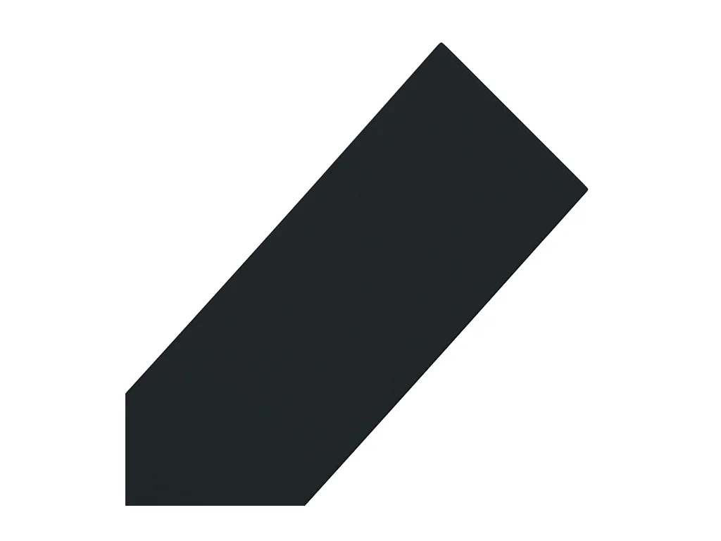 Bordura da giardino nera 10 m 10 cm polietilene