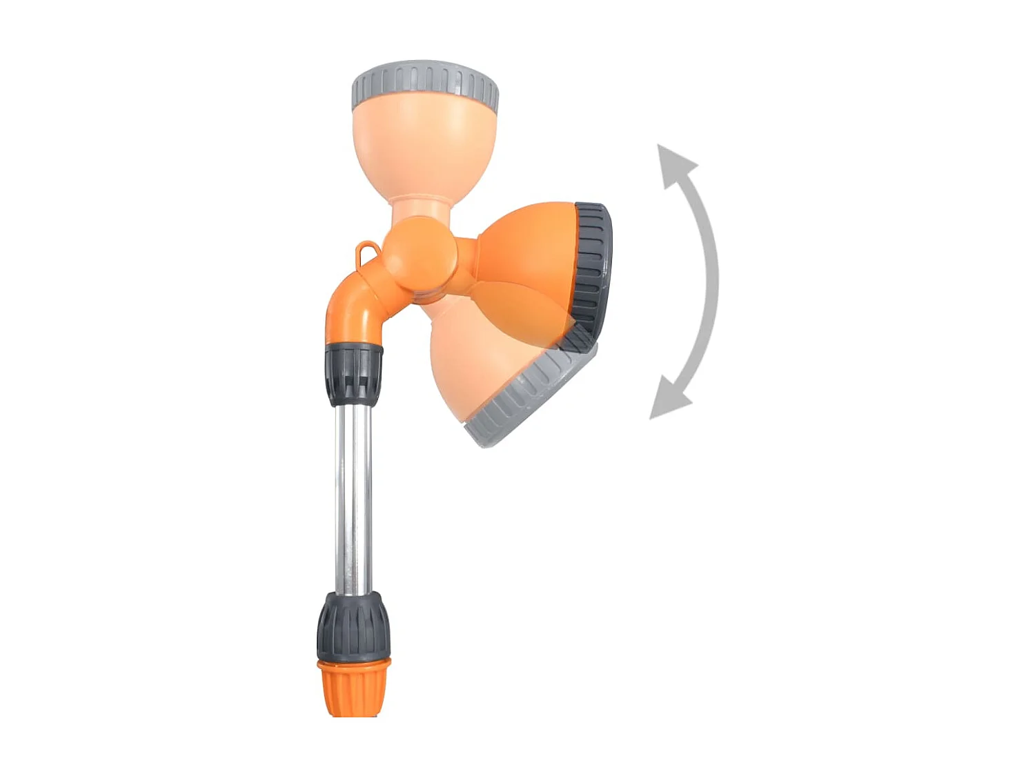 Gartendusche mit Stativ 221 cm Aluminium