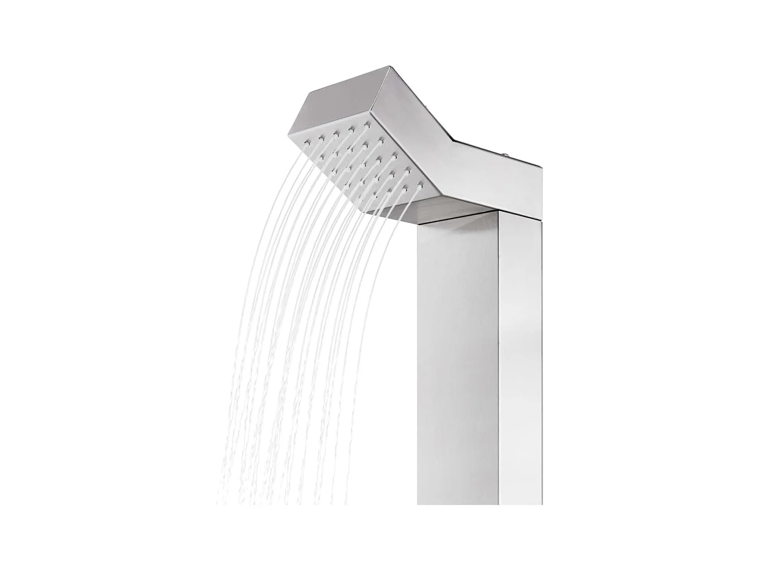Douche de jardin 220 cm Acier inoxydable