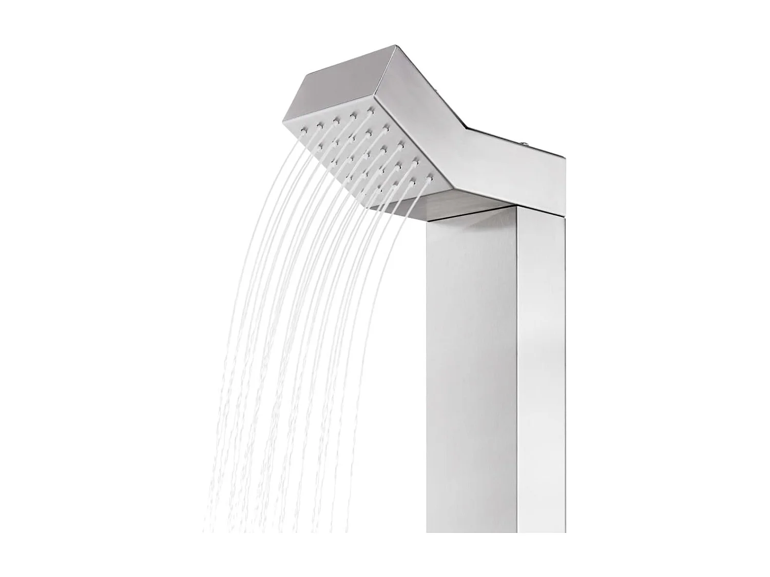 Douche de jardin 220 cm Acier inoxydable
