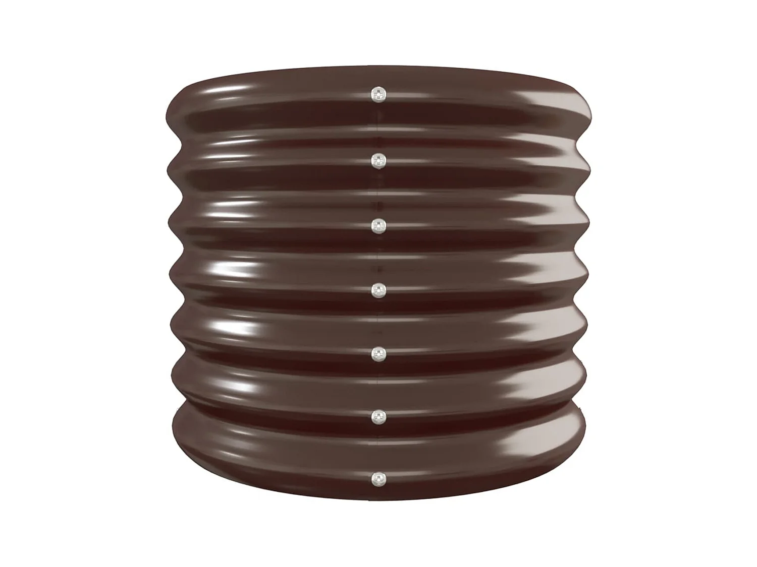 Lit surélevé de jardin Acier enduit de poudre marron