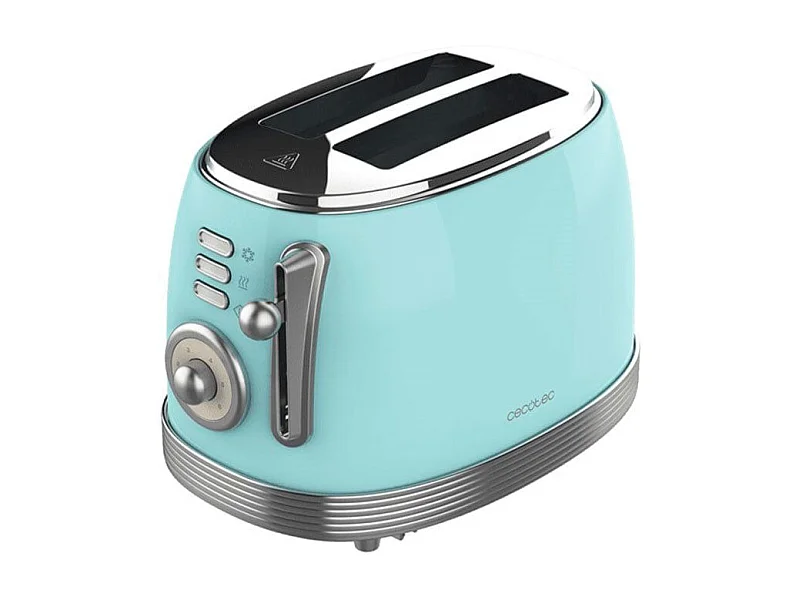 Tostadora vertical Cecotec Toast&Taste 800 Vintage Light Blue 850W doble ranura azul
