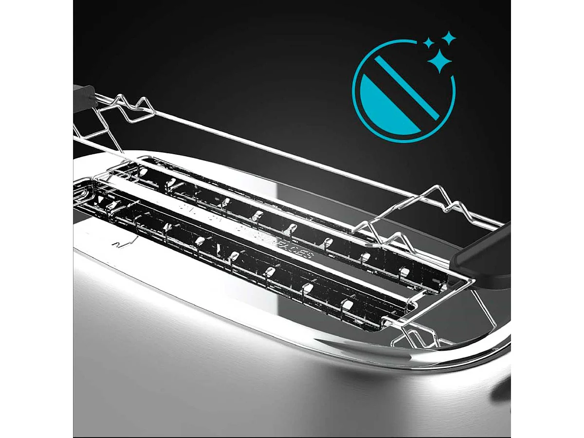 Tostador Cecotec Toast&Taste 1600 Retro Double 980W diseño retro inox