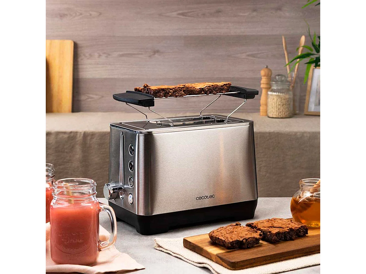 Tostador vertical Cecotec BigToast Extra 1100W inox
