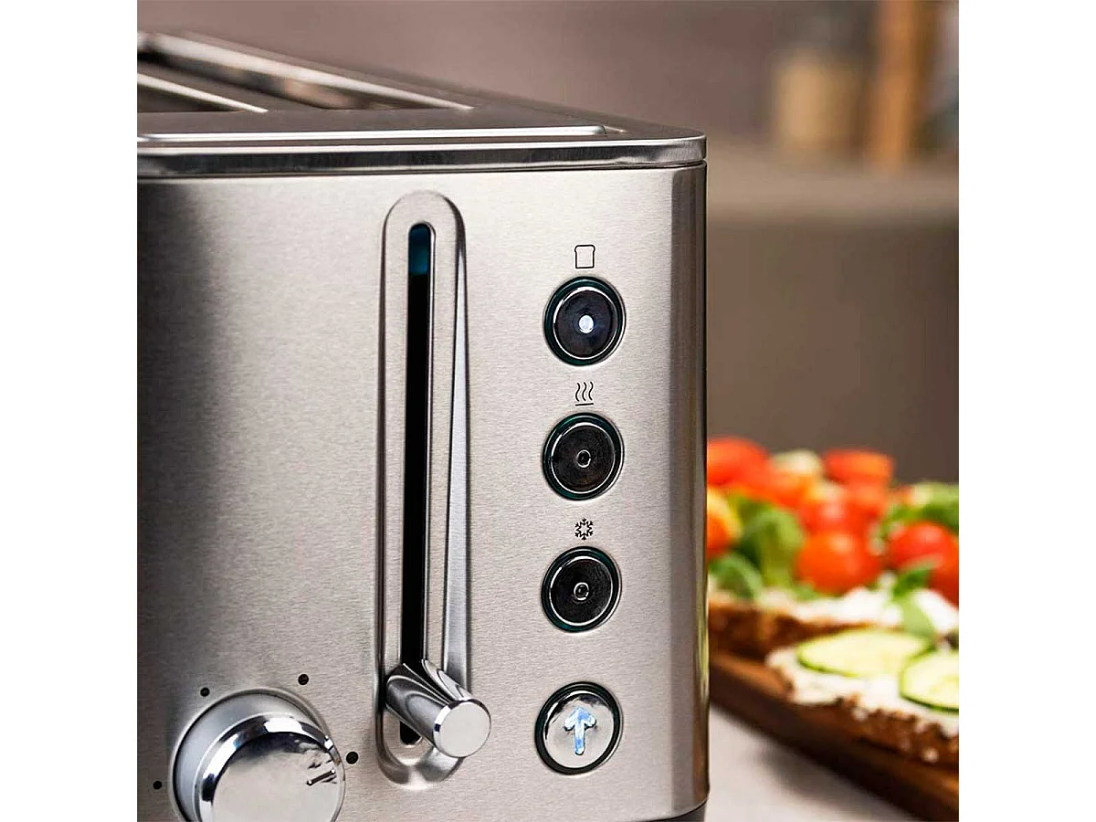 Tostador vertical Cecotec BigToast Extra 1100W inox