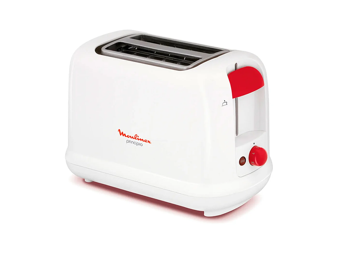 Tostador Moulinex LT160111 850W 2 ranuras 3 niveles blanco/rojo