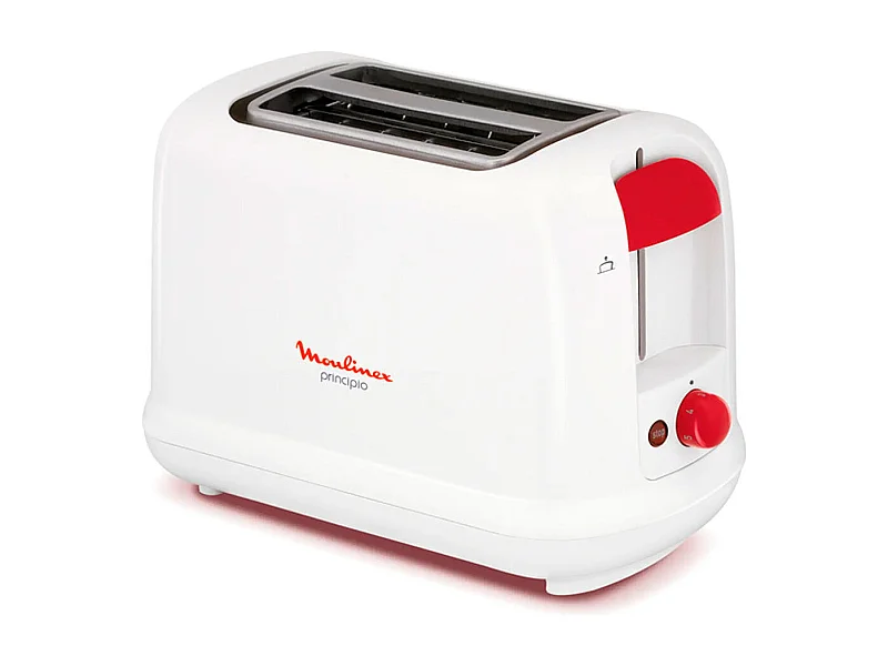 Tostador Moulinex LT160111 850W 2 ranuras 3 niveles blanco/rojo