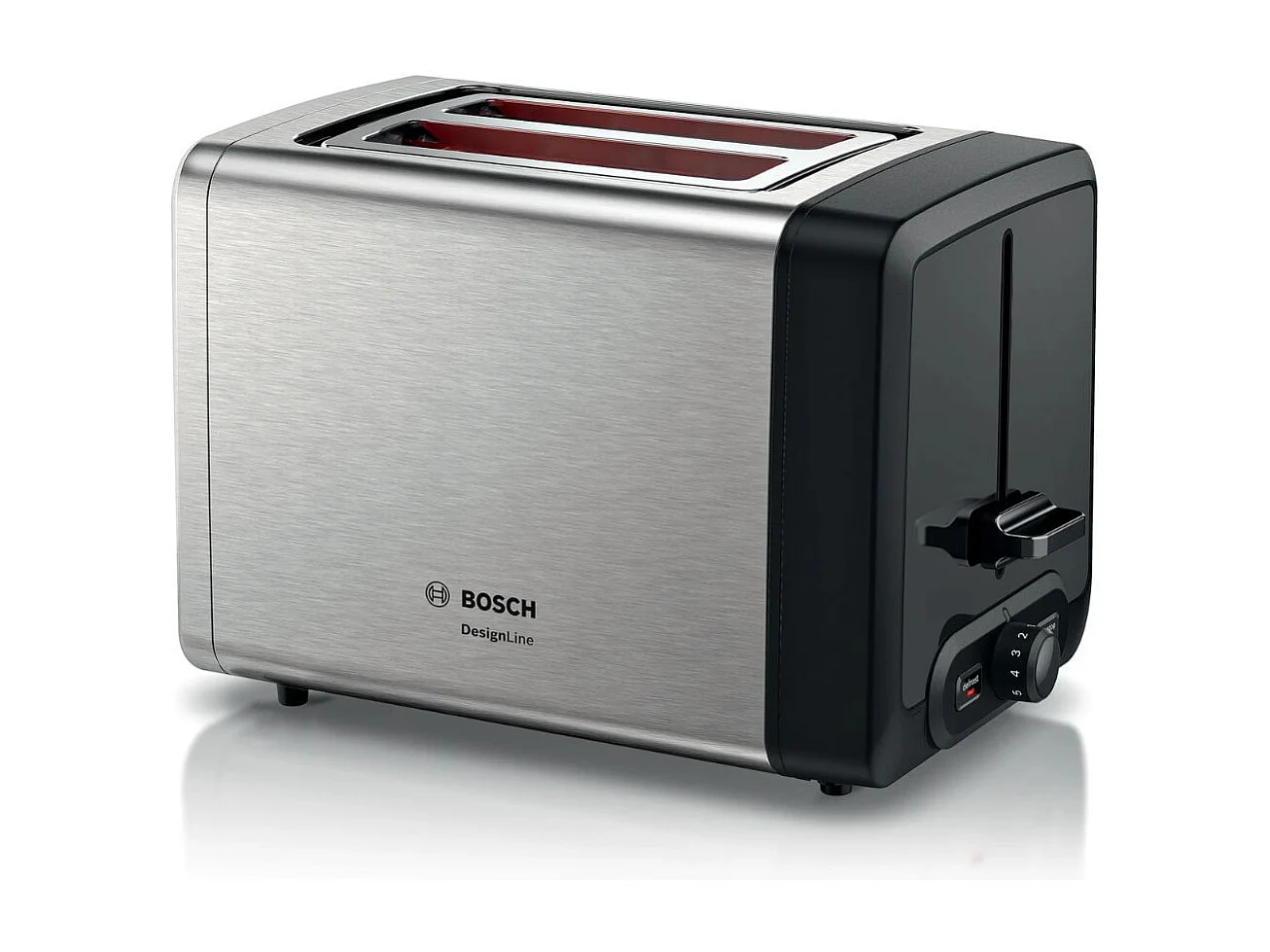 Tostador Bosch TAT4P420 970W 2 ranuras acero inox