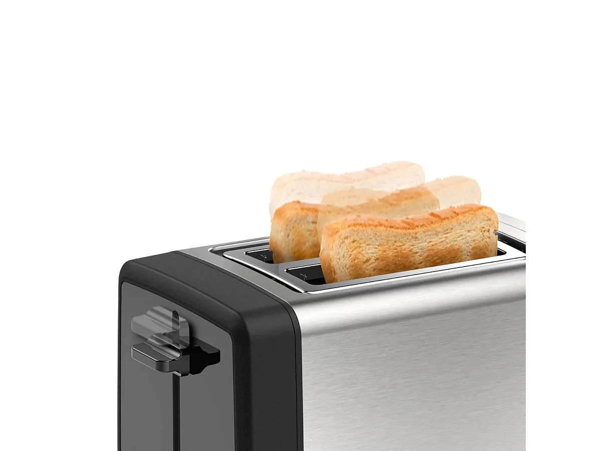 Tostador Bosch TAT4P420 970W 2 ranuras acero inox