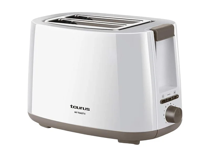 Tostador Taurus My Toast II 750W 2 ranuras 7 niveles blanco