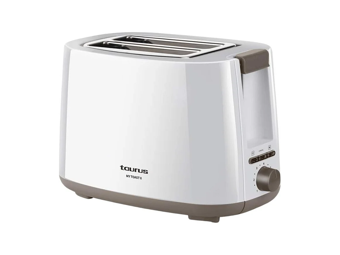Tostador Taurus My Toast II 750W 2 ranuras 7 niveles blanco