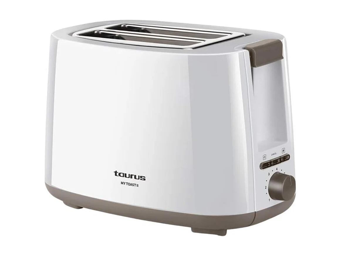 Tostador Taurus My Toast II 750W 2 ranuras 7 niveles blanco