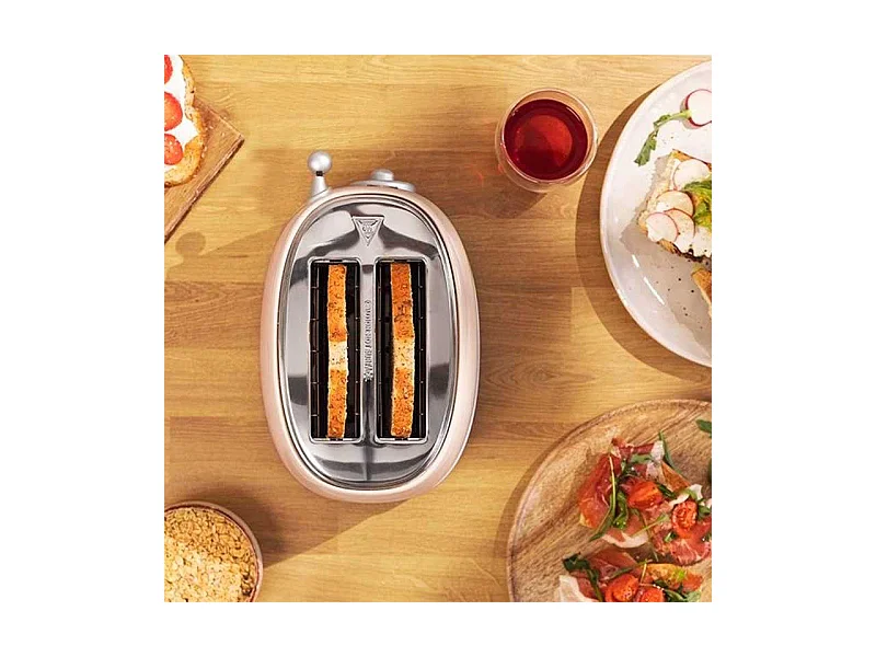 Tostadora vertical Cecotec Toast&Taste 800 Vintage Light Beige 850W doble ranura beige