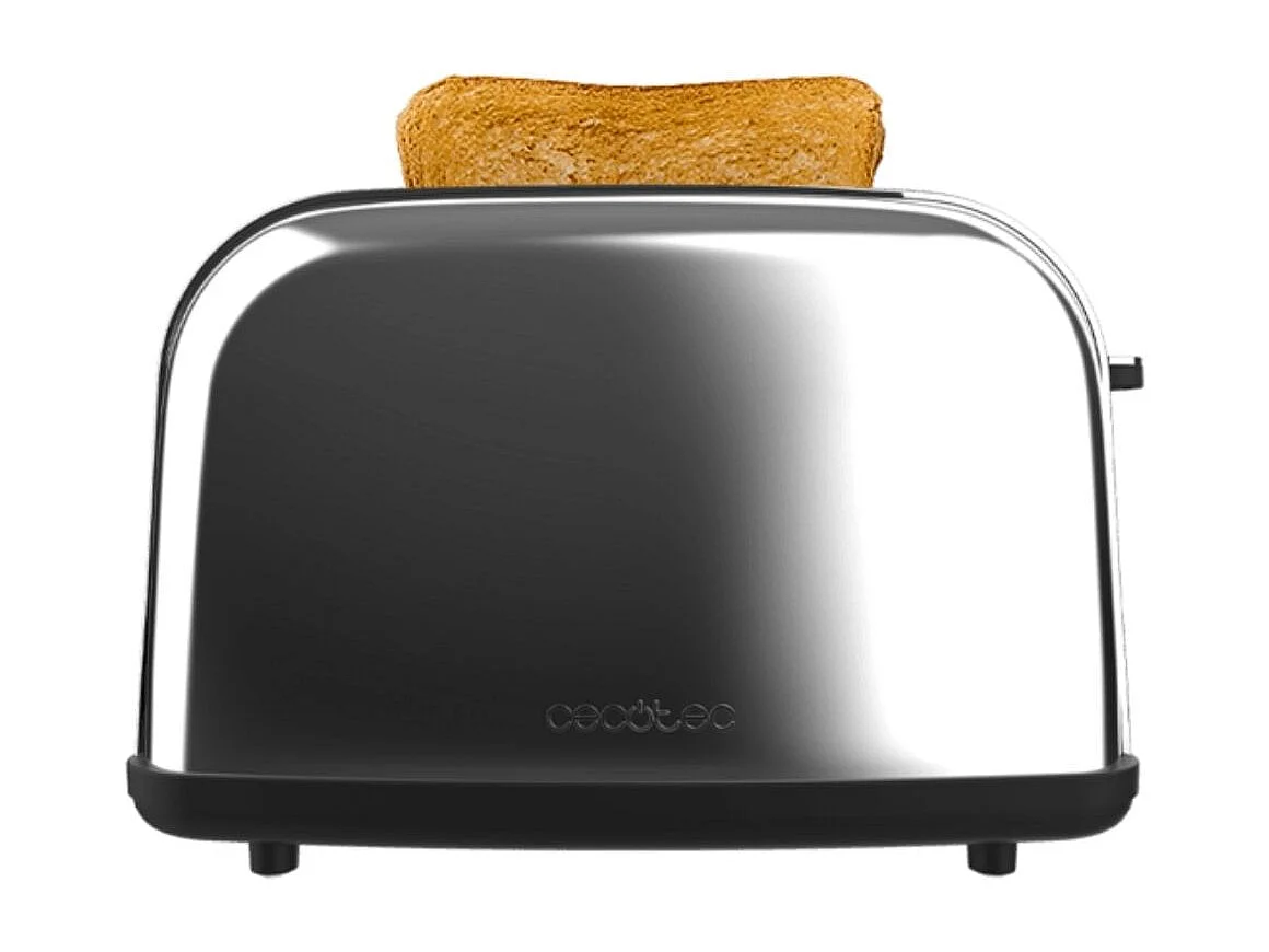 Tostador vertical Cecotec Toastin' Time 850W diseño vintage ranura corta  inox