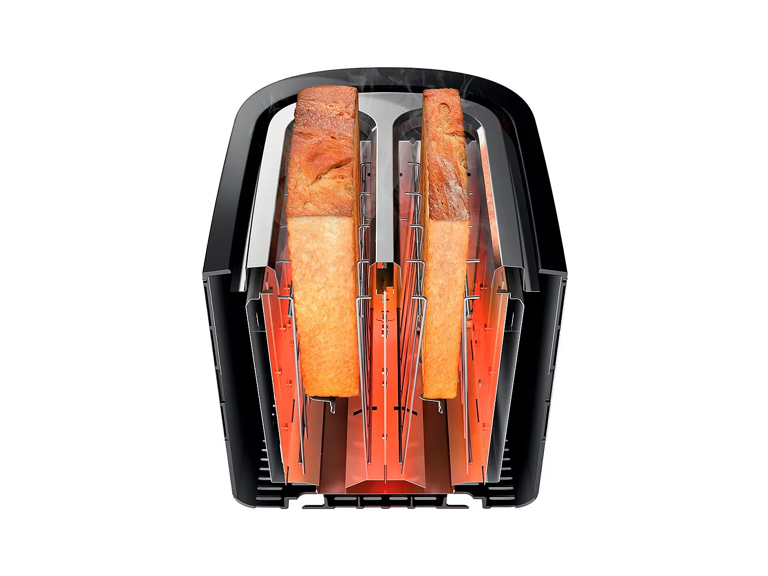 Tostador Philips HD2639/90 730W con rejilla para bollería inox