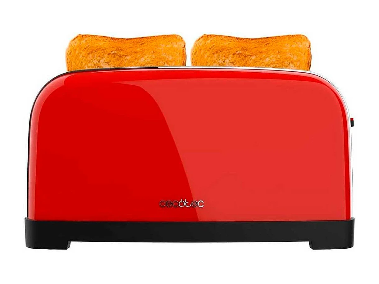 Tostador Cecotec Toastin' time 1500 1500W 2 ranuras rojo