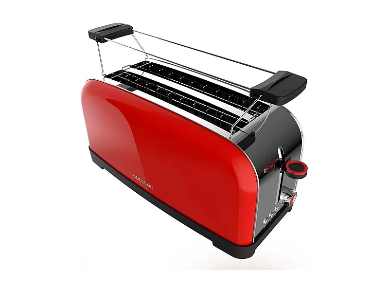 Tostador Cecotec Toastin' time 1500 1500W 2 ranuras rojo