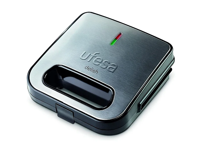 Sandwichera Ufesa SW7870 900W 2 raciones inox