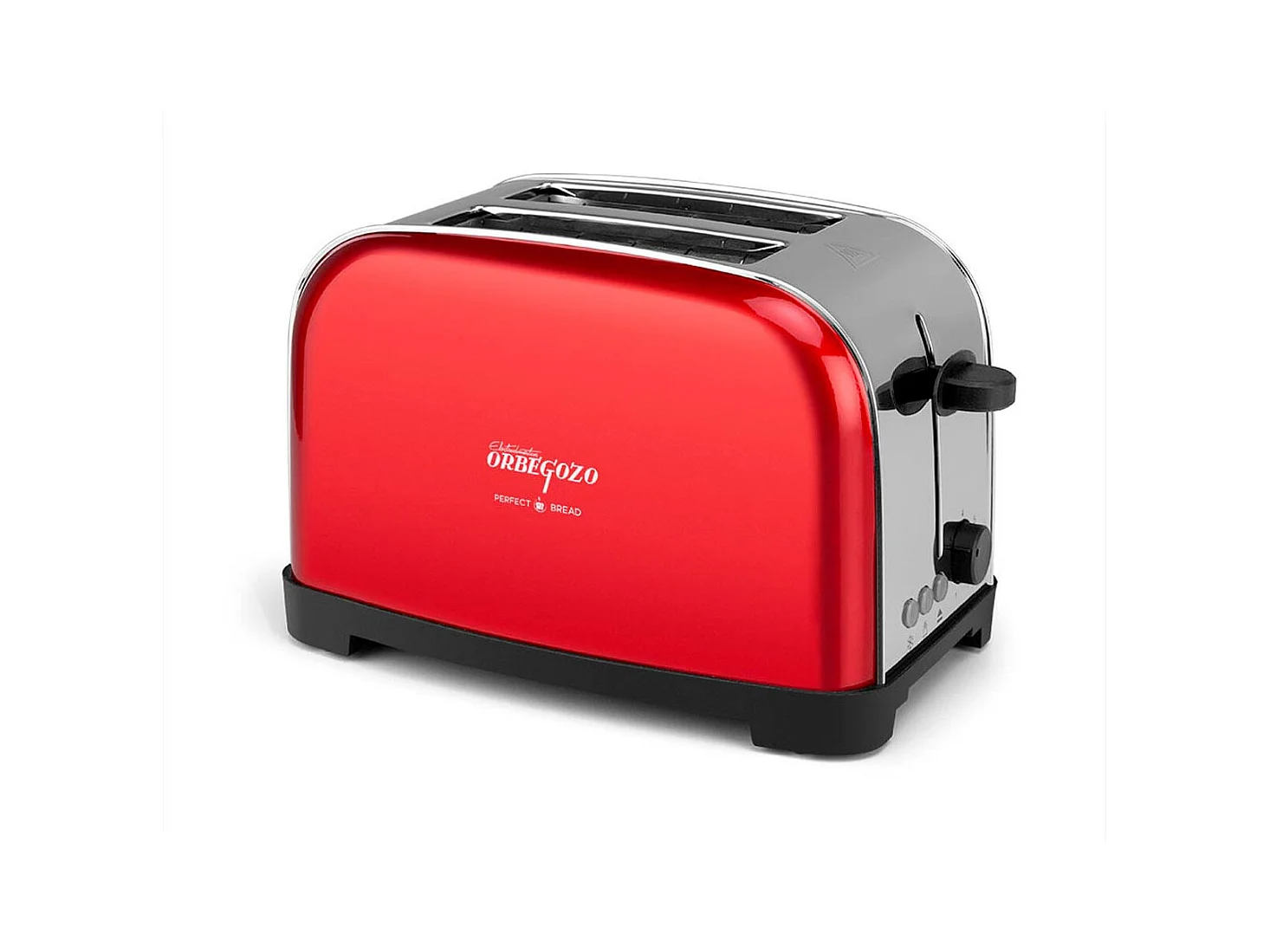 Tostador Orbegozo TOV 5200 850W 2 ranuras estilo vintage rojo