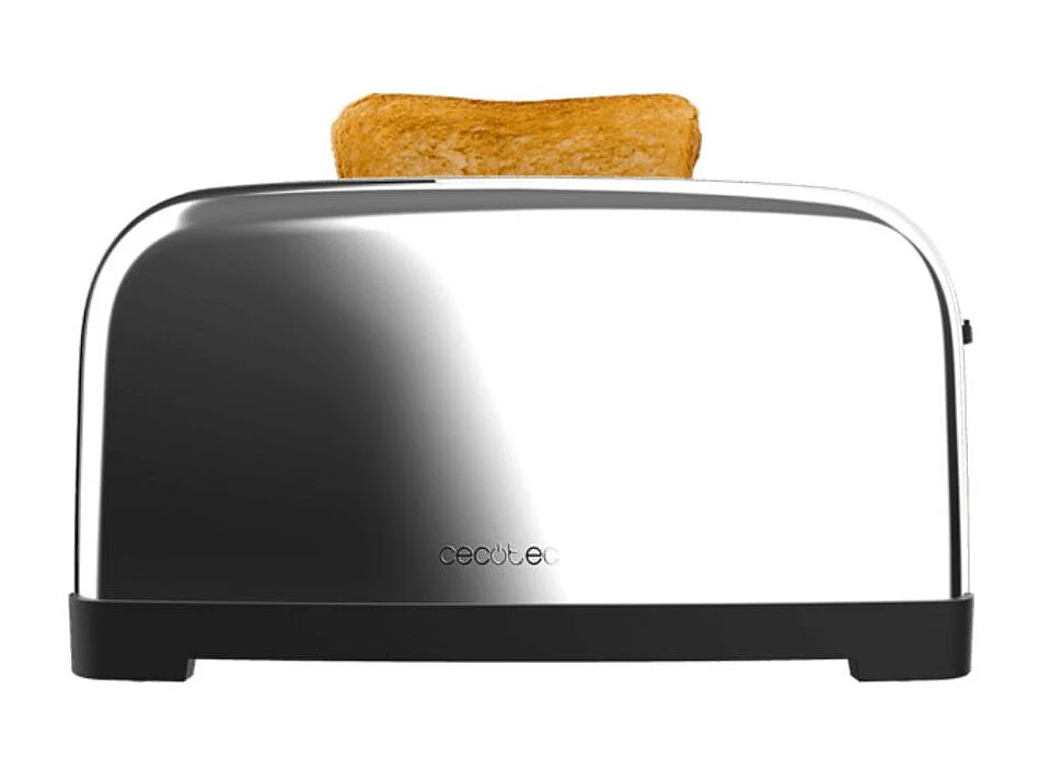 Tostador vertical Cecotec Toastin' Time 1500 lite 1500W diseño vintage ranura larga inox