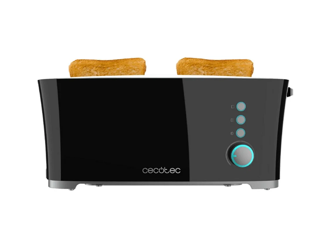 Tostador Cecotec Toast&Taste Extra Double B 1350W 7 potencias negro