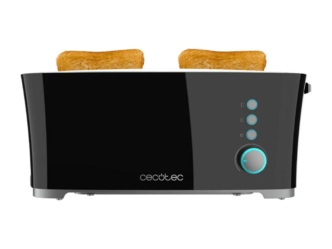 Tostador Cecotec Toast&Taste Extra Double B 1350W 7 potencias negro