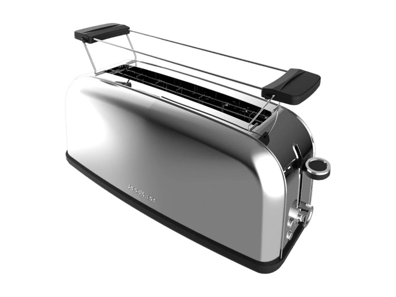 Tostador vertical Cecotec Toastin' Time 850W diseño vintage ranura larga  inox