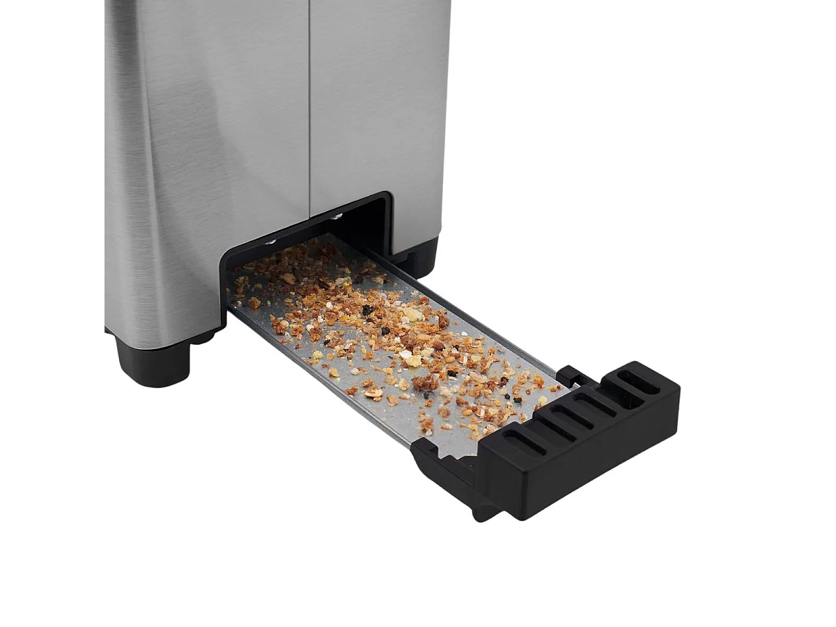 Tostador Princess 142401 1050W ranura larga 7 tostados acero inox